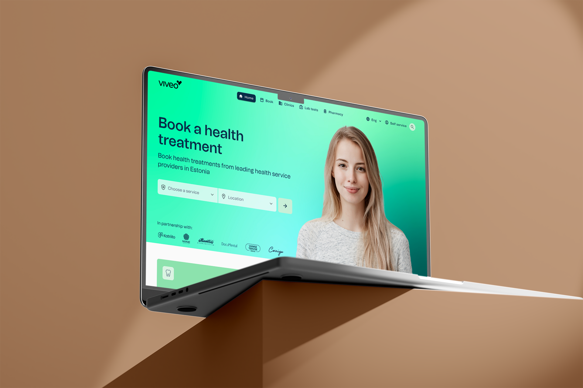 Viveo Healthcare App case study preview